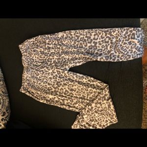 Leopard sweatpants